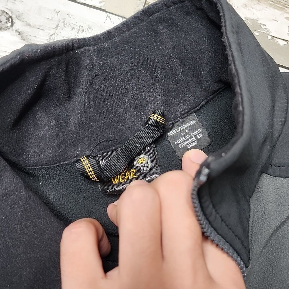 Mountain hard wear windstopper fleece stretch panel zip jacket - Picture 6 of 9